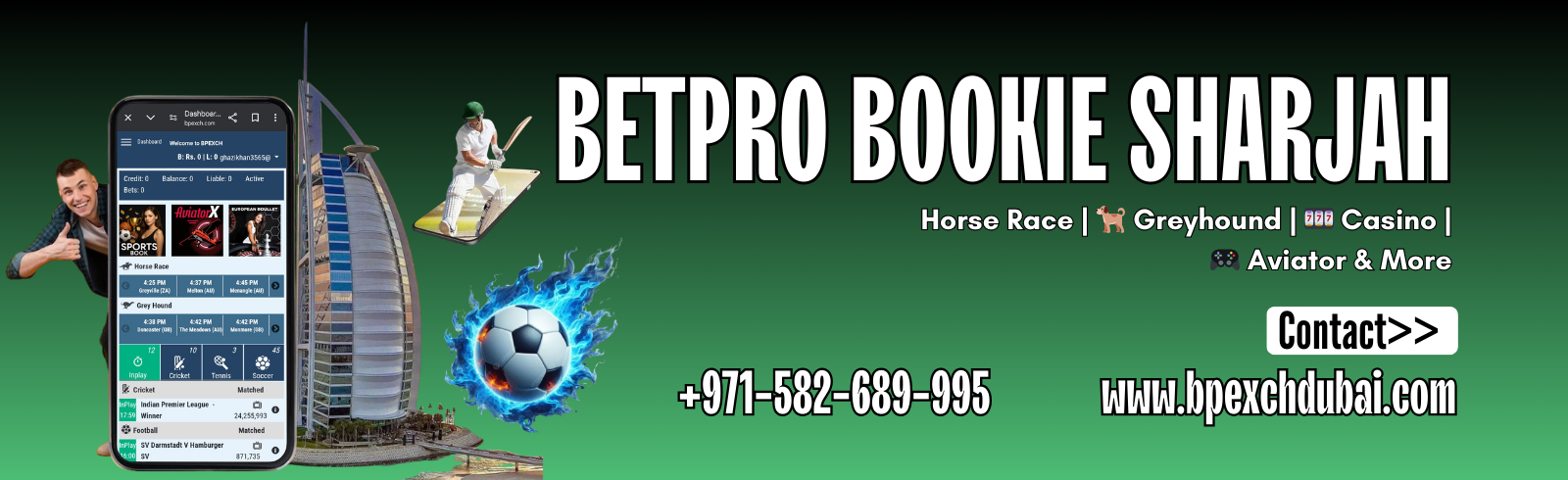 Trusted Betpro Bookies are available in various areas of Sharjah